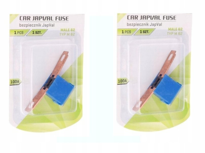 MTA JapVal-M48-100A Automotive Fuse – Male 32V 100A, Blue (0475100)