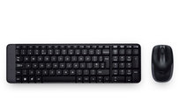 Bezprzewodowa klawiatura LOGITECH K220 + mysz M150, 2.4 GHz, czarna Logitech