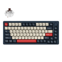 Bezprzewodowa Klawiatura Mechaniczna Keychron J2 QMK Dark Blue Switch Brown