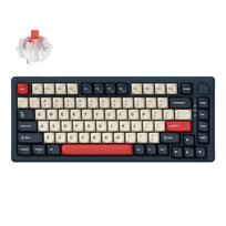 Bezprzewodowa Klawiatura Mechaniczna Keychron J2 QMK Dark Blue Switch Red