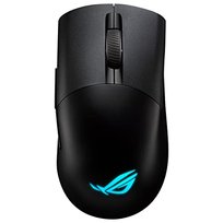 Bezprzewodowa mysz do gier Asus ROG Keris AimPoint, łączność w trzech trybach (2,4 GHz RF, Bluetooth, przewodowa), czujnik 36000 DPI, 5 programowalnych przycisków, ROG SpeedNova PlatinumGames