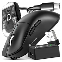 Bezprzewodowa Mysz Gamingowa Attack Shark X3PRO 8K Tri-Mode PAW3395 Czarna Attack Shark