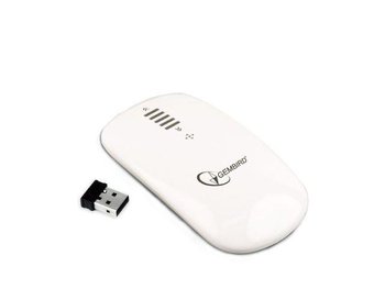 Bezprzewodowa mysz GEMBIRD Phoenix z dotykowym scrollem USB 2,4GHz biała - Gembird