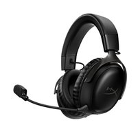 Bezprzewodowe słuchawki gamingowe HyperX Cloud III do komputerów PC, PS5, PS4, bateria do 120 godzin, 2,4 GHz, sterowniki 53 mm, mikrofon 10 mm, czarne
