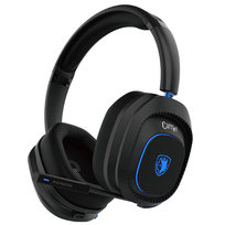 Bezprzewodowe Słuchawki Gamingowe Nauszne Sades Carrier Czarne