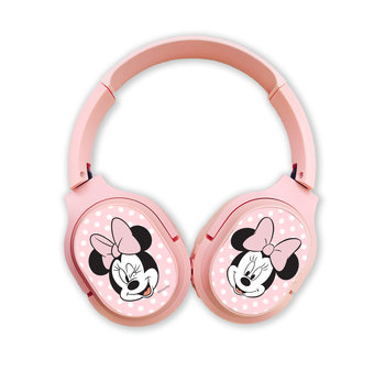 Bezprzewodowe słuchawki stereo z mikrofonem, Disney, Minnie 007, różowy - Disney