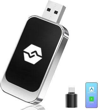 Bezprzewodowy adapter CarPlay 2 w 1 do CarPlay/Android Auto, bezprzewodowy adapter CarPlay do systemu Android 11 i nowszych wersji iPhone'a i iOS 10 - other