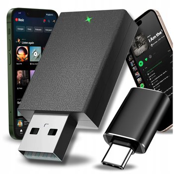 Bezprzewodowy Adapter Carplay Android Auto Wifi Bluetooth Usb A/c Czarny - Slayo