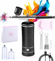 Bezprzewodowy aerograf z kompresorem | Makijaż, paznokcie, dekoracje Daakro