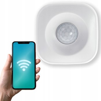 Bezprzewodowy CZUJNIK RUCHU natynkowy baterie PIR SMART WiFi Tuya SmartLife - Appio
