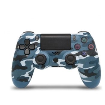 Bezprzewodowy kontroler gier Riff DualShock 4 v2 dla PlayStation PS4 / PS TV / PS Now Niebieski kamuflaż - Inny producent