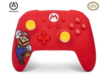 Bezprzewodowy kontroler PowerA do Nintendo Switch – Mario Joy - The Game Bakers
