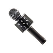 Bezprzewodowy mikrofon Bluetooth WS858 czarny karaoke