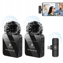 Bezprzewodowy Mikrofon Krawatowy Do Telefonu Usb Type-C / Usb-C Puluz / Pu648B Puluz