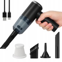 Bezprzewodowy Odkurzacz Samochodowy Akumulatorowy 2W1 Przenośny Składany