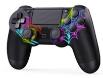 Bezprzewodowy Pad Do Ps4 Pc Doubleshock Pająk Pęknięcie Czarny