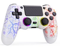 Bezprzewodowy Pad Do Ps4 Pc Doubleshock Wybuchnąć Pęknięcie Biały