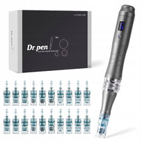 Bezprzewodowy Profesjonalny Derma Pen Braders Mezoterapia Mikroigłowa + 20 Kartridży