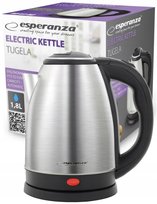 BEZPRZEWODOWY SREBRNY CZAJNIK ELEKTRYCZNY MOC 2200W POJEMNOŚĆ 1,8L