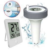 BEZPRZEWODOWY TERMOMETR BASENOWY TB2 PŁYWAJĄCY STACJA POGODY IP67 60M