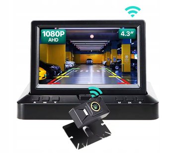 Bezprzewodowy Zestaw Cofania Wifi Ahd 1920x1080 Monitor 4.3 Cali +kamera Hd - Inny producent