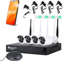 Bezprzewodowy zestaw do monitoringu EasyCam Wi-Fi 4 kamery 5Mpx