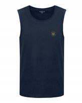BEZRĘKAWNIK Męski Koszulka T-shirt GRANATOWY Bawełna SAND XXXL Pako Jeans Pako Jeans