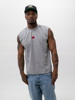 Bezrękawnik Tank Top Męski Bawełniany Koszulka Bez Rękawów Szara Jigga Xxl Jigga Wear