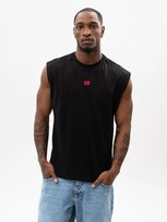 Bezrękawnik tanktop Koszulka Bez Rękawów Męska JIGGA WEAR Sport CZARNA L Jigga Wear