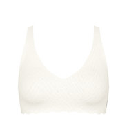 Bezszwowy biustonosz BEZ FISZBIN Sloggi ZERO Feel Bliss Soft Bra biały XL