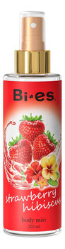 Bi-es, Body Mist, mgiełka do ciała Strawberry Hibiscus, 200 ml - Bi-es