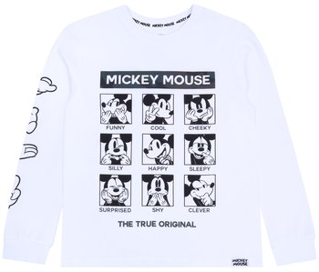Biała bluzka na długi rękaw Myszka Mickey - Disney