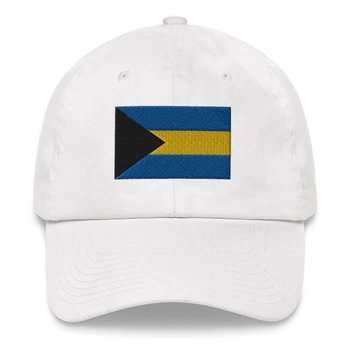 Biała czapka z flagą Bahamów - Inny producent (majster PL)