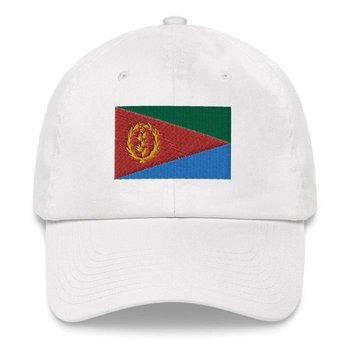 Biała czapka z flagą Erytrei - Inny producent (majster PL)