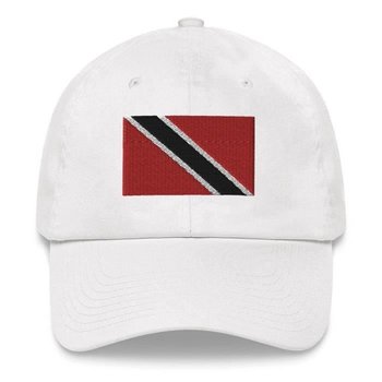 Biała czapka z flagą Trynidadu i Tobago - Inny producent (majster PL)