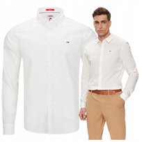 biala koszula meska elegancka koszula tommy hilfiger jeans slim fit biala koszula meska elegancka koszula tommy hilfiger jeans slim fit r.XXL