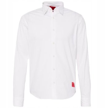 Biała Koszula Męska Elegancka Ładna Czerwone Logo HUGO BOSS bawełniana Biała Koszula Męska Elegancka Ładna Czerwone Logo HUGO BOSS bawełniana r.L - Hugo Boss
