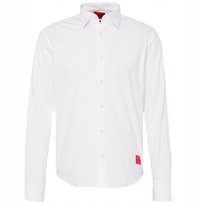 Biała Koszula Męska Elegancka Ładna Czerwone Logo HUGO BOSS bawełniana Biała Koszula Męska Elegancka Ładna Czerwone Logo HUGO BOSS bawełniana r.M