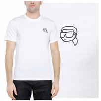 biała koszulka meska karl lagerfeld tshirt meski małe logo bawelniany biała koszulka meska karl lagerfeld tshirt meski małe logo bawelniany r.L