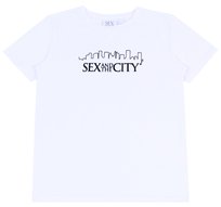 Biała koszulka Sex and the City XXS Primark