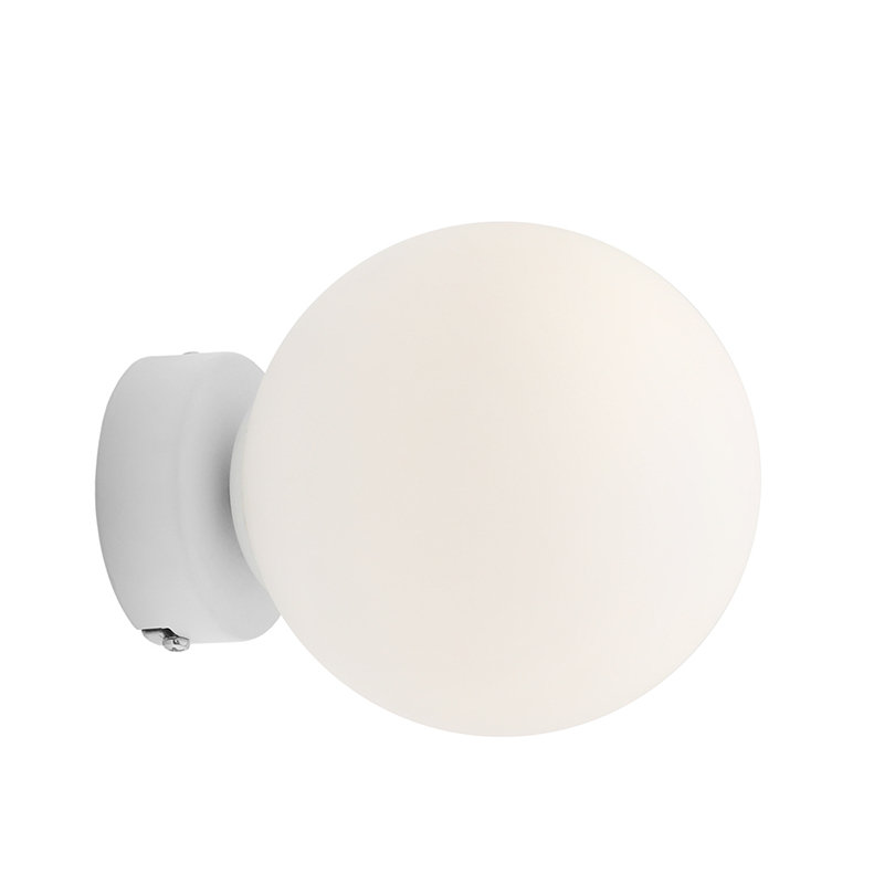 Zdjęcia - Żyrandol / lampa Aldex Biała kula ścienna Ball minimalistyczny kinkiet do sypialni 