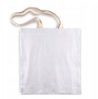 BIAŁA TORBA BAWEŁNIANA 38x42 cm GRUBA 220g WYTRZYMAŁA EKOLOGICZNA DUŻA