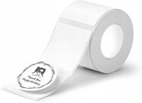 Białe etykiety samoprzylepne naklejki Niimbot B1 B21 B3S B31 20x20 okrągłe