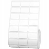 Białe etykiety samoprzylepne naklejki termiczne do Niimbot K3 25x15 4800szt