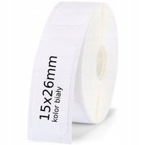 Białe etykiety samoprzylepne naklejki termiczne Niimbot D11 D110 15x26