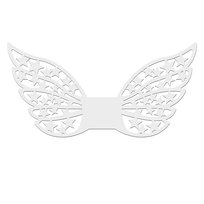 Białe Skrzydła Anioła 10 szt MDF Zawieszki Makrama Dekoracje Świąteczne