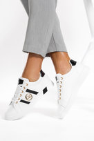 Białe sneakersy damskie buty sportowe sznurowane Casu SJ2385-2-39