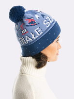 BIAŁE SZALEŃSTWO / czapka zimowa