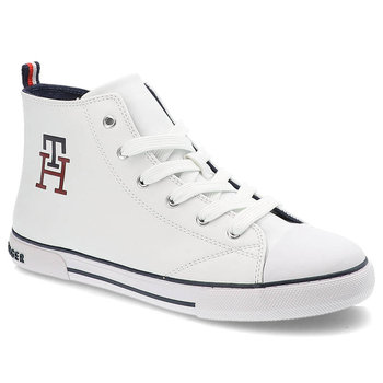 Białe Trampki Tommy Hilfiger Klasyczne Buty Damskie - Tommy Hilfiger