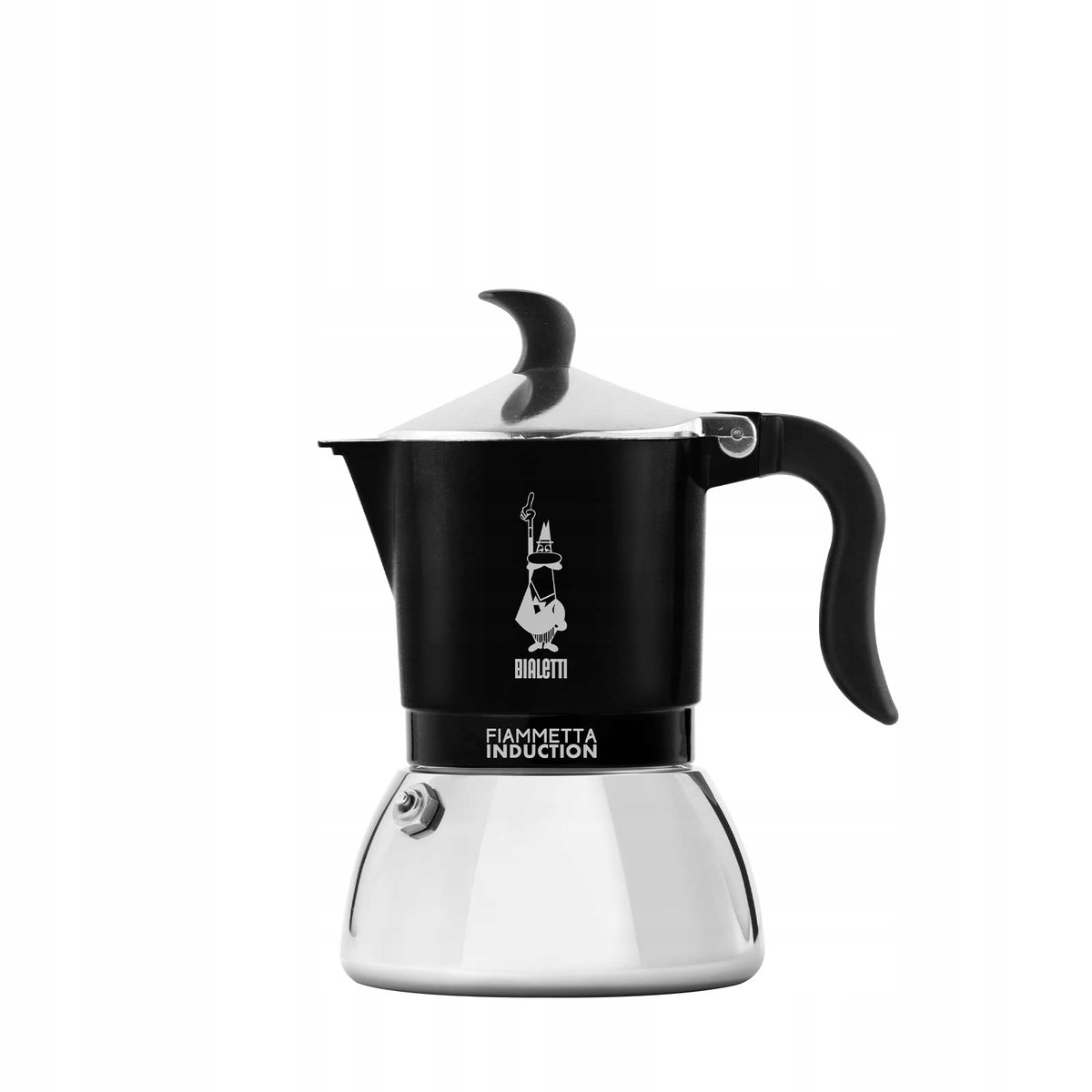 Bialetti Bialetti Czarny Fiammetta Kawiarka Indukcyjna Ekspres Do Kawy – 4 Fil, Włochy